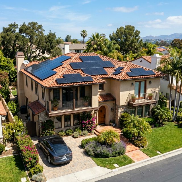 Panou fotovoltaic instalat de Gamserv Solar